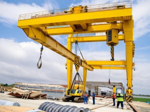 Loading and Unloading Overhead Crane